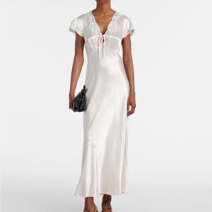RIXO Cream Satin Bridal Dress